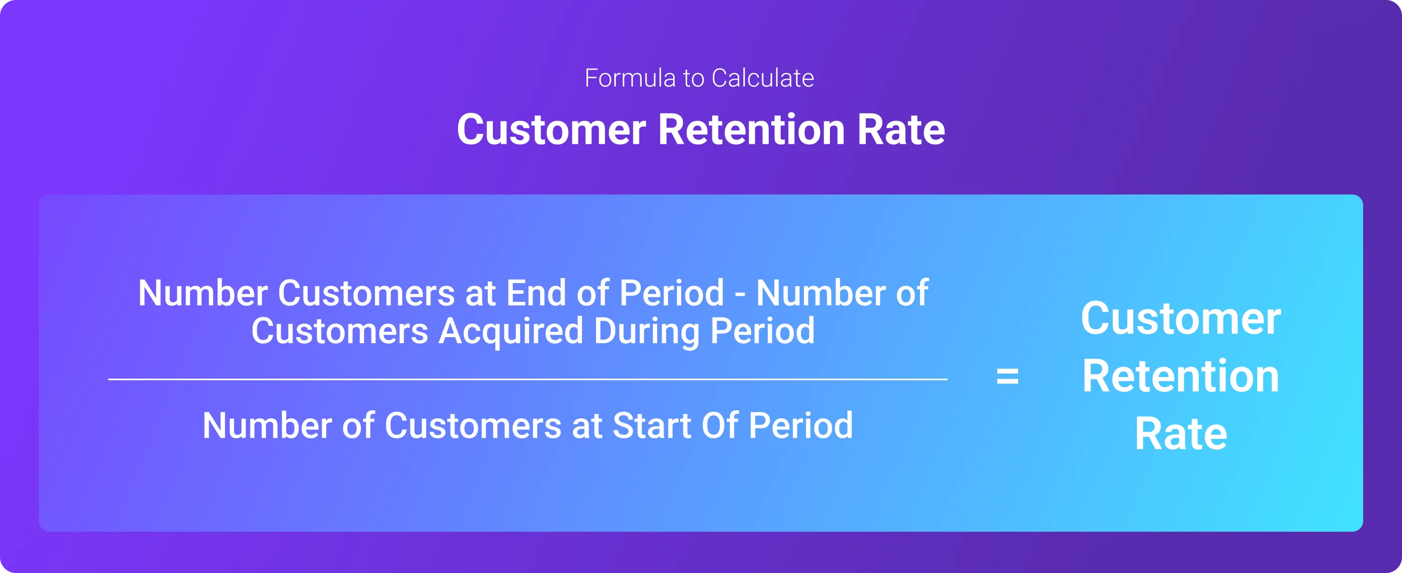 7. Customer Retention Rate