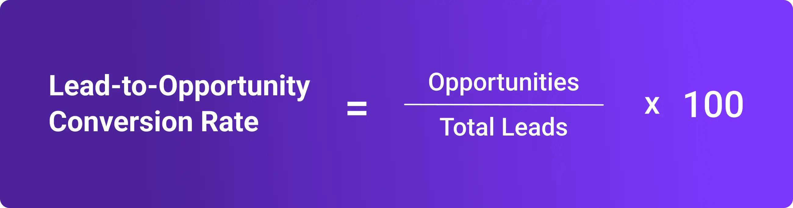 5 Lead-to-Opportunity Conversion