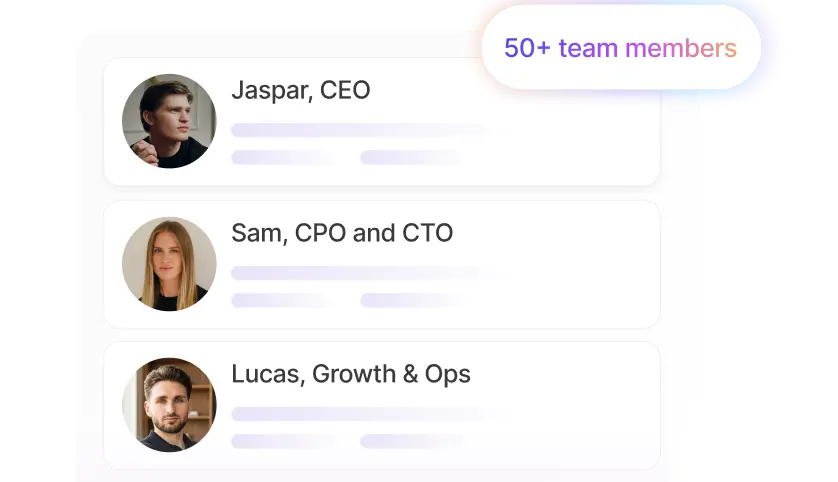 Team member highlights