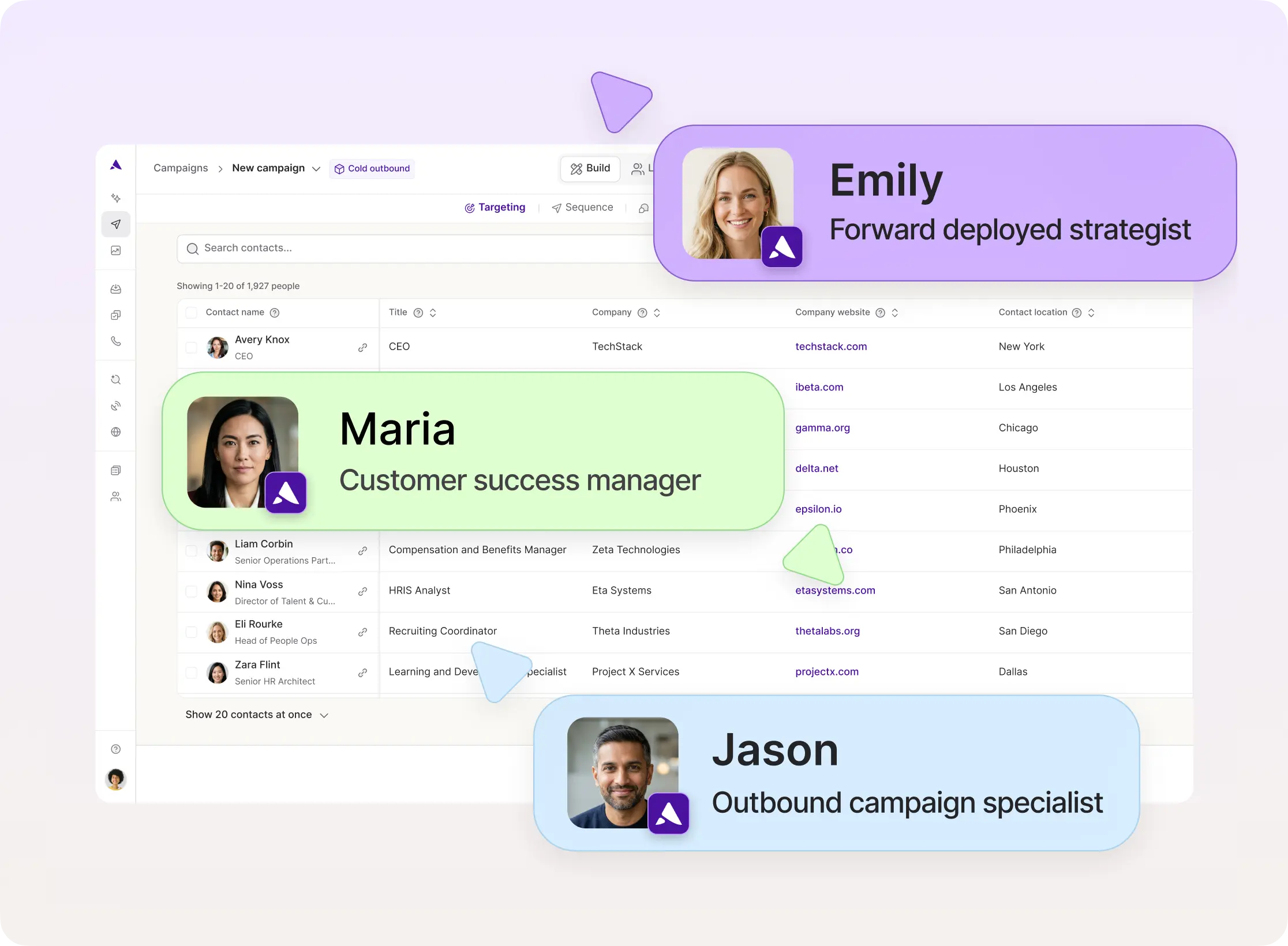 Ava deployment dashboard with your rollout team