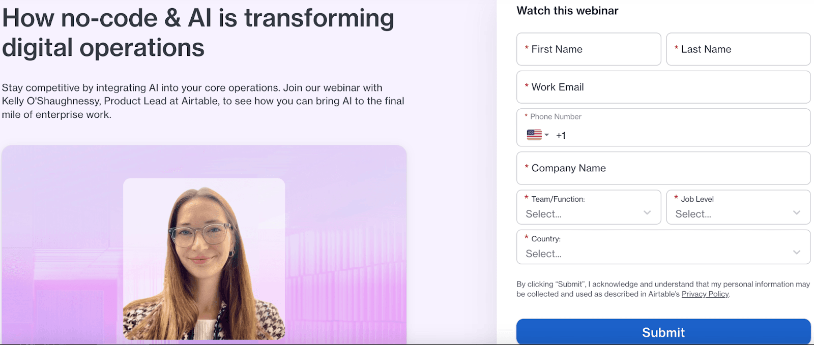 Airtable Webinar Screenshot