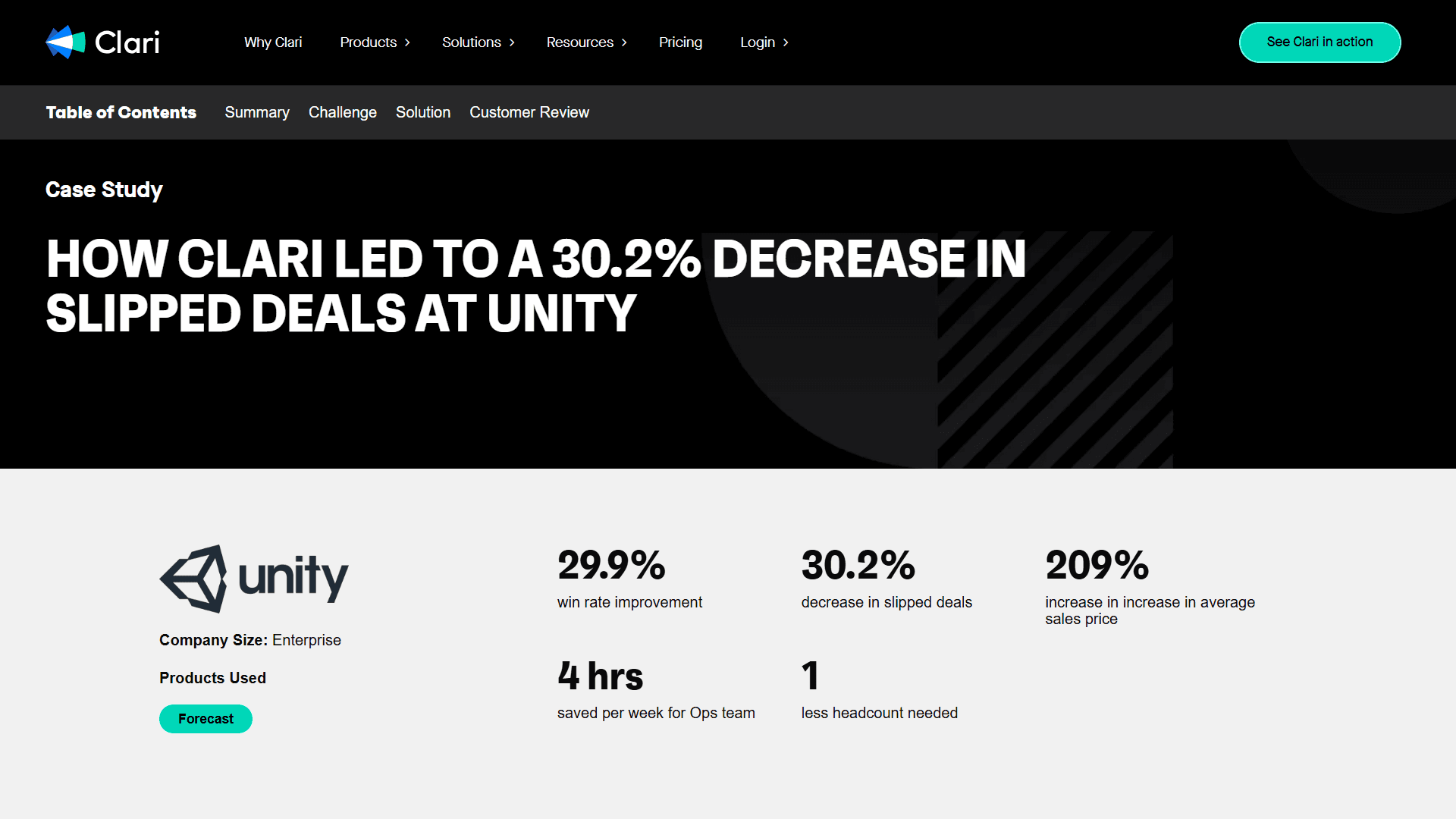 Clari Pipeline Management Example
