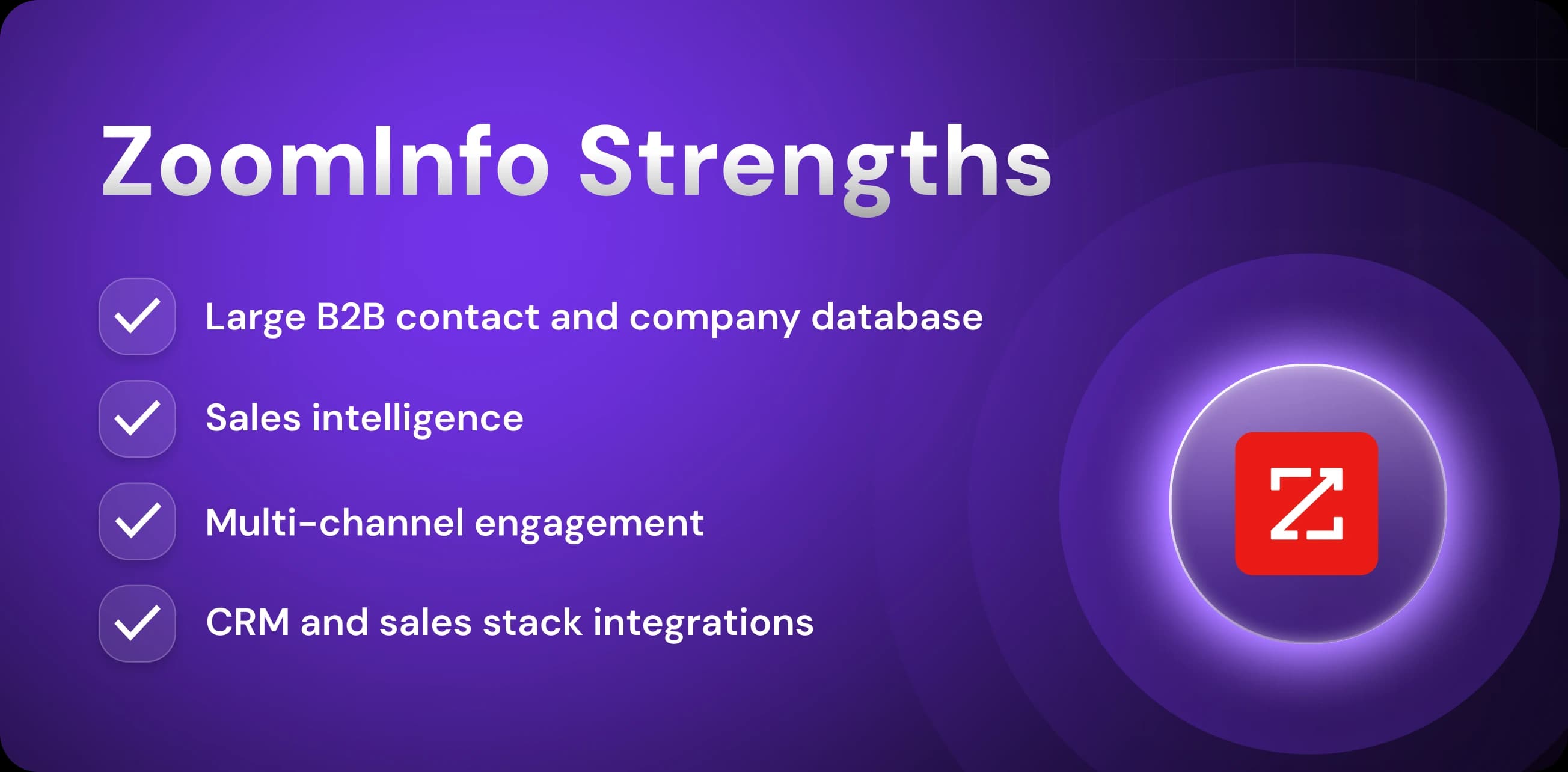 ZoomInfo Strengths
