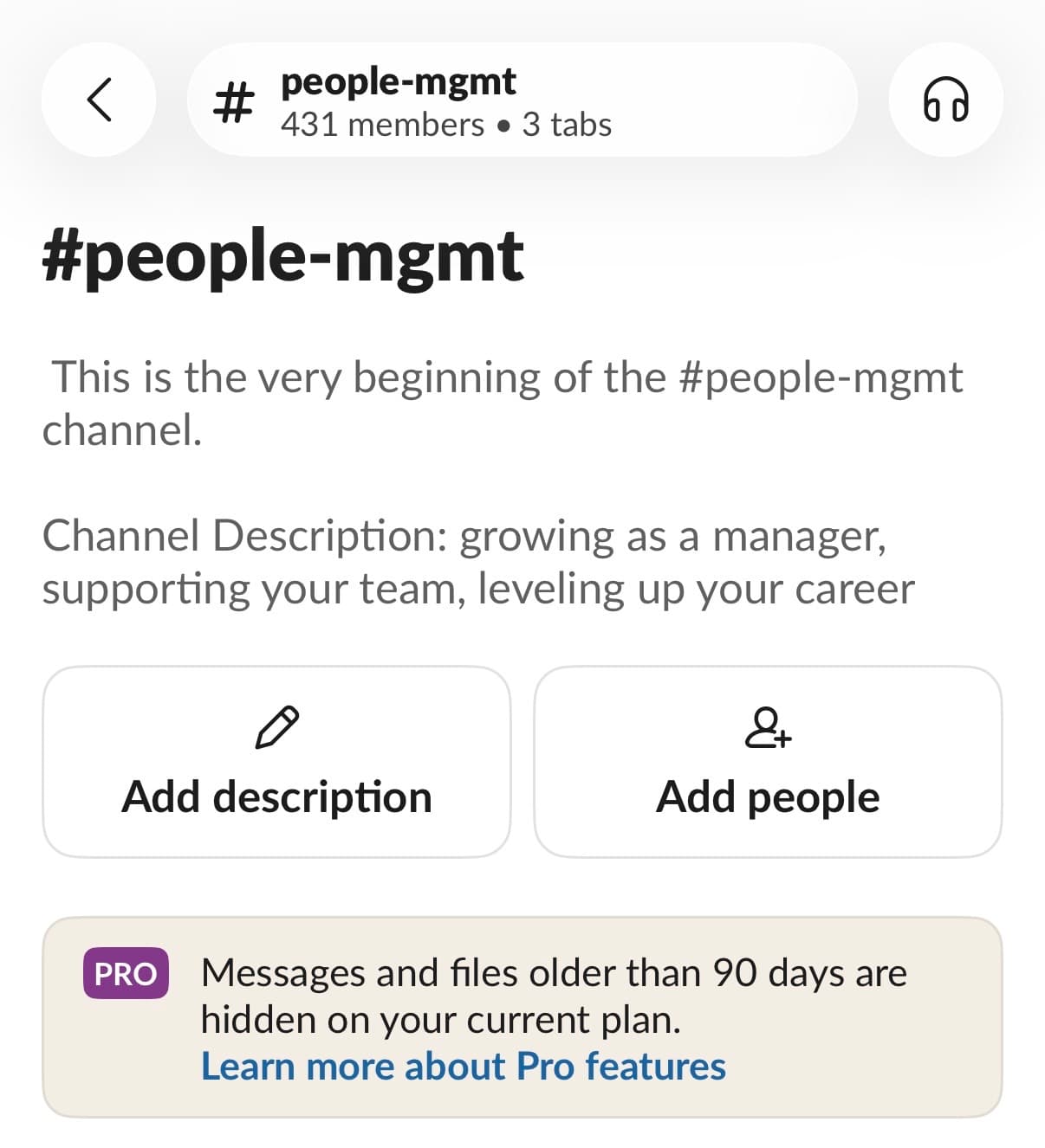 Slack Upsell