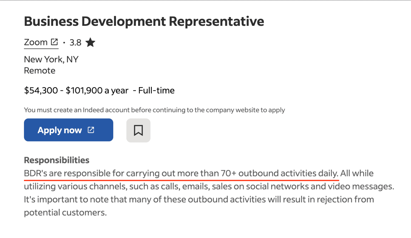 Job Posting