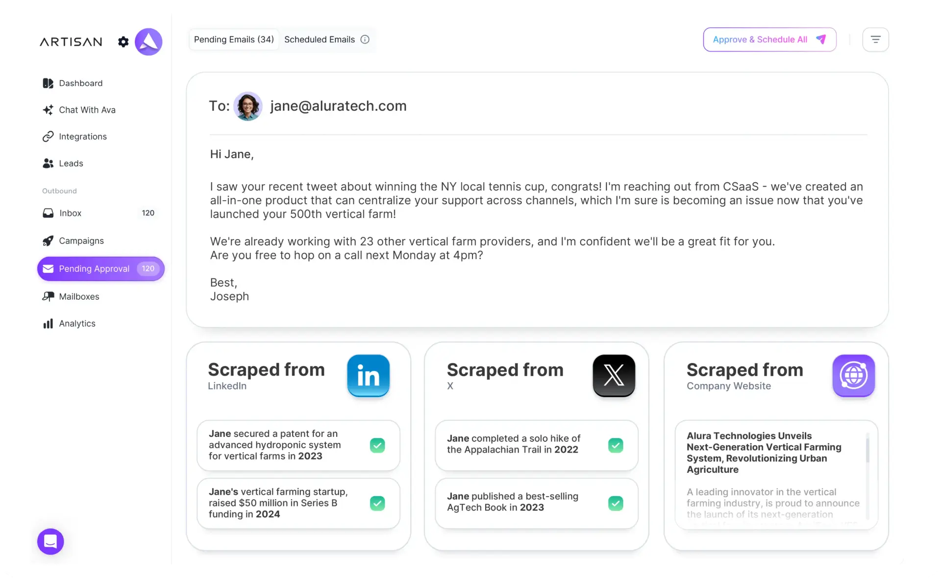 Personalized Messages