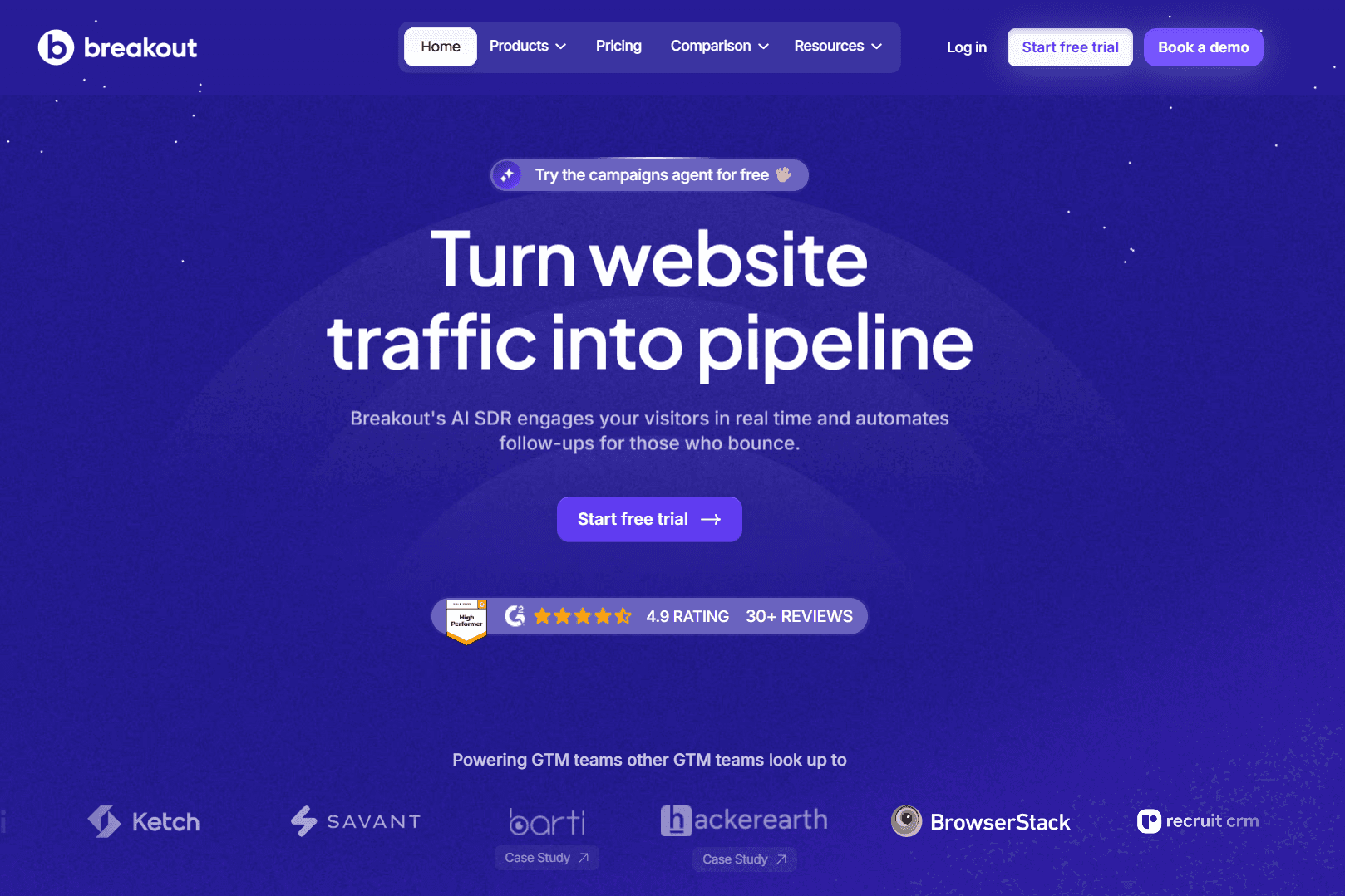 Breakout Homepage