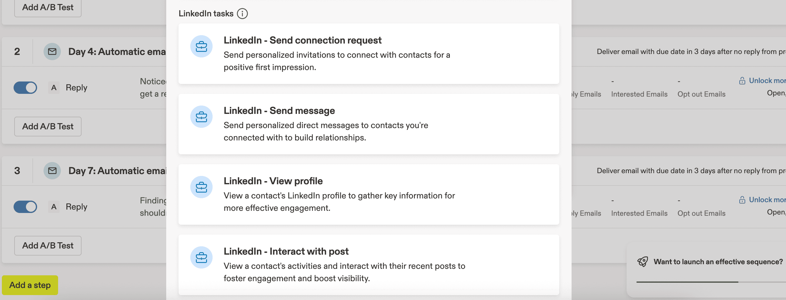 LinkedIn Task Automation